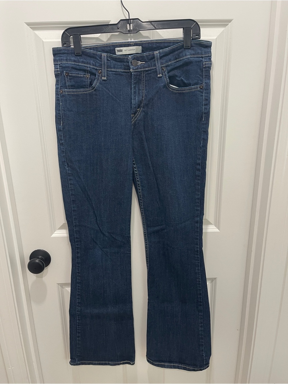 Levi's Dark Blue Wide Leg Jeans